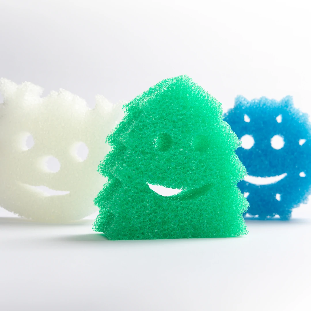 Scrub Daddy Christmas Shapes Sponge