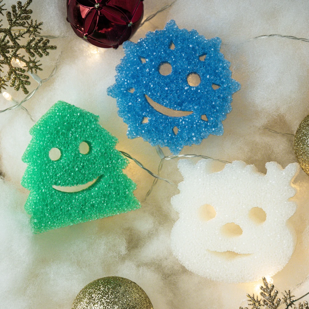 Scrub Daddy Sponge Christmas Shapes