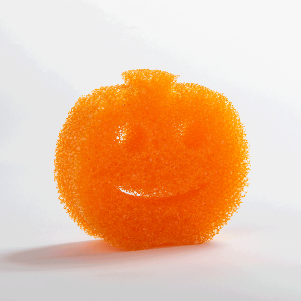 Scrub Daddy Halloween Shapes Orange Pumpkin
