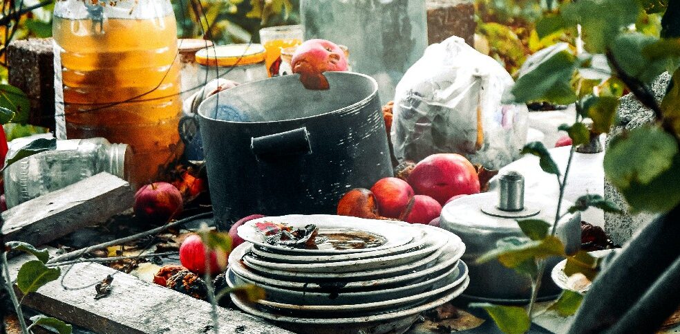 Stack of Cooking Utensils